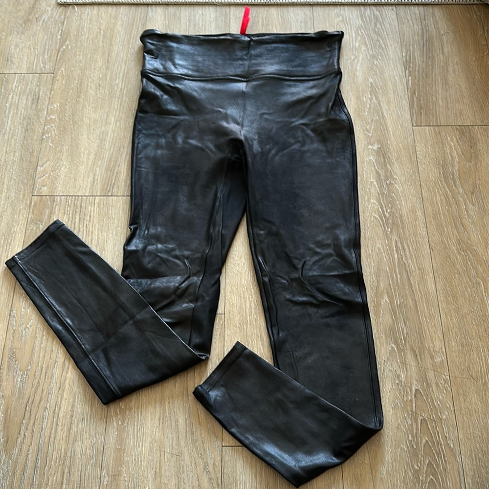 Spanx faux leather leggings